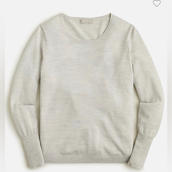 J. Crew Sweaters - NWOT J. Crew Halle 100% Merino Wool Sweater in Heather Grey, Size Medium